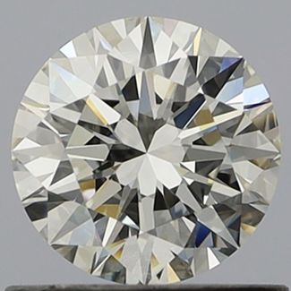 0.7 Carat Round H VVS2 EX GIA Natural Diamond