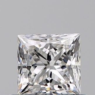 0.50 Carat Princess F VS1 - VG GIA Natural Diamond