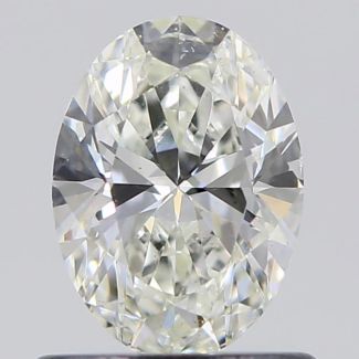 0.64 Carat Oval I VS2 - EX VG GIA Natural Diamond