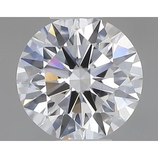 0.71 Carat Round D VVS1 EX GIA Natural Diamond