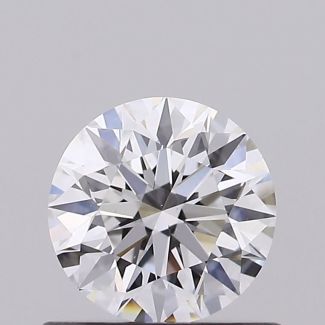 0.6 Carat Round E SI1 EX GIA Natural Diamond