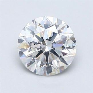 1.0 Carat Round F SI2 EX VG GIA Natural Diamond