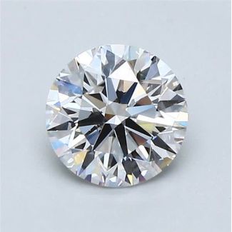 0.91 Carat Round E VVS1 EX GIA Natural Diamond