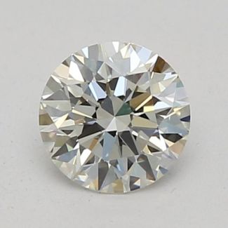 0.30 Carat Round I VVS2 EX GIA Natural Diamond