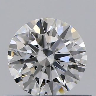 0.40 Carat Round D VS2 EX GIA Natural Diamond