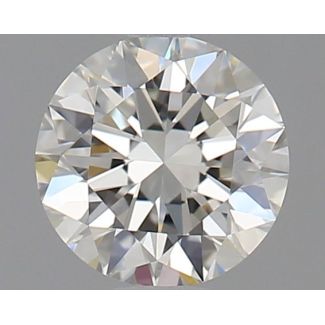 0.5 Carat Round H VVS2 EX GD GIA Natural Diamond