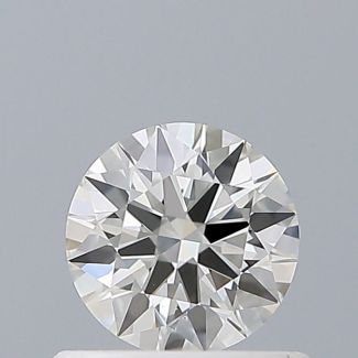 0.5 Carat Round H VS2 EX IGI Natural Diamond