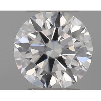 0.20 Carat Round G VVS1 EX GIA Natural Diamond