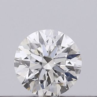 0.19 Carat Round G VS2 EX GIA Natural Diamond