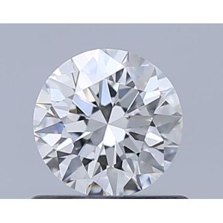 0.6 Carat Round H VS2 EX GIA Natural Diamond