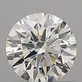 0.44 Carat Round H IF EX IGI Natural Diamond