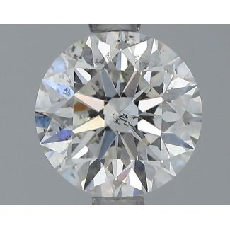 1.24 Carat Round H SI2 EX GIA Natural Diamond