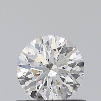 0.54 Carat Round E VVS1 EX GIA Natural Diamond