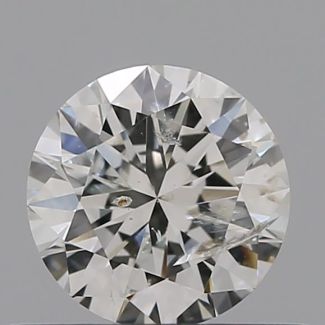 0.41 Carat Round I I2 VG EX GIA Natural Diamond