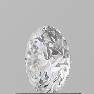 0.51 Carat Round D VVS2 EX GIA Natural Diamond