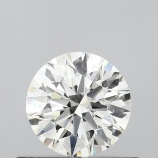 0.5 Carat Round H VS2 EX IGI Natural Diamond