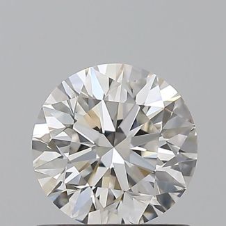 0.9 Carat Round H IF EX VG GIA Natural Diamond