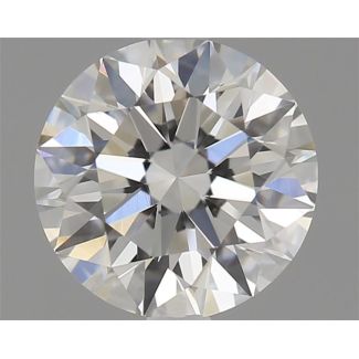 0.50 Carat Round G SI1 EX GIA Natural Diamond