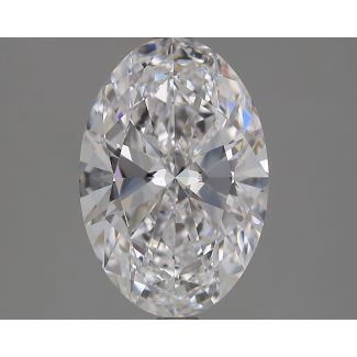 3.01 Carat Oval D VVS1 - EX GIA Natural Diamond