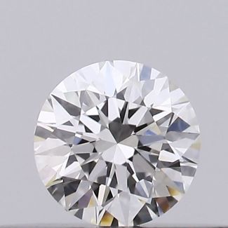 0.18 Carat Round F VS2 VG EX GIA Natural Diamond