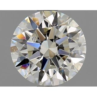 1.00 Carat Round K SI2 VG EX GIA Natural Diamond