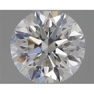 0.27 Carat Round F VVS2 EX GIA Natural Diamond