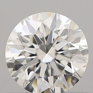 0.35 Carat Round G VVS2 EX IGI Natural Diamond