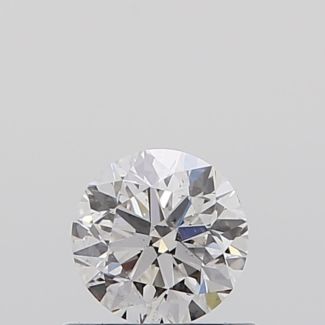 0.50 Carat Round F SI1 G EX VG GIA Natural Diamond