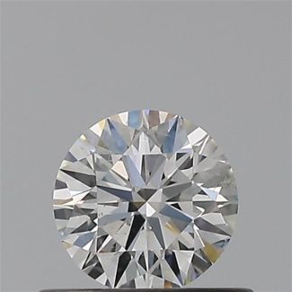 0.40 Carat Round G SI1 EX GIA Natural Diamond