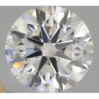 0.8 Carat Round H VS2 EX GIA Natural Diamond