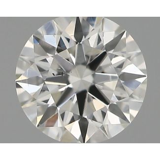 0.33 Carat Round F VS2 EX VG IGI Natural Diamond