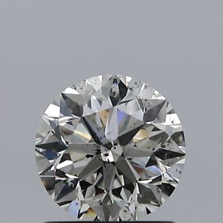 0.91 Carat Round J SI2 VG GIA Natural Diamond