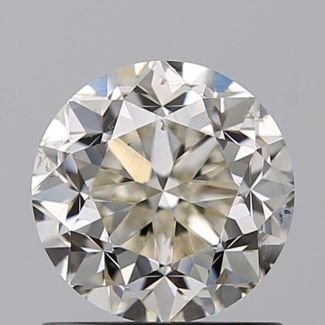 1.00 Carat Round K SI1 F EX VG GIA Natural Diamond