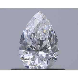 0.5 Carat Pear D VS2 - EX GIA Natural Diamond