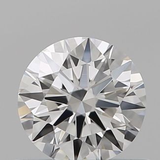 0.5 Carat Round F VVS1 EX GIA Natural Diamond