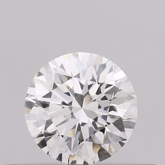 0.24 Carat Round F VS1 EX GIA Natural Diamond