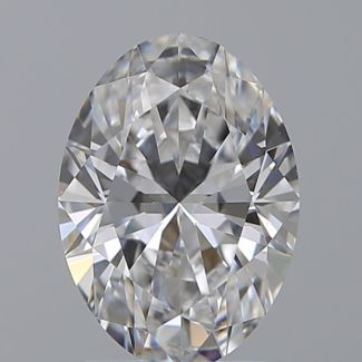 1.51 Carat Oval D VVS2 - EX GIA Natural Diamond