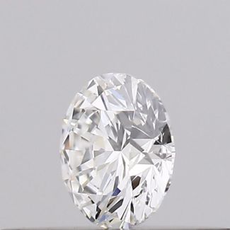 0.18 Carat Round E SI1 EX GIA Natural Diamond