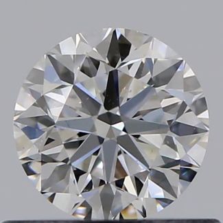 0.50 Carat Round D VS2 VG EX GIA Natural Diamond