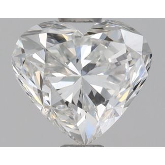 0.9 Carat Heart F VVS1 - EX VG GIA Natural Diamond