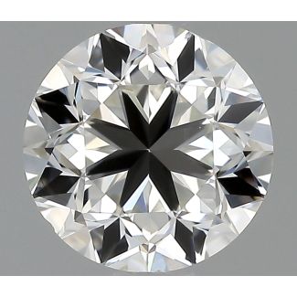 0.91 Carat Round H VS2 GD EX VG GIA Natural Diamond