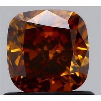 0.9 Carat Cushion Modified Fancy Deep Brown SI2 - VG GD GIA Natural Diamond