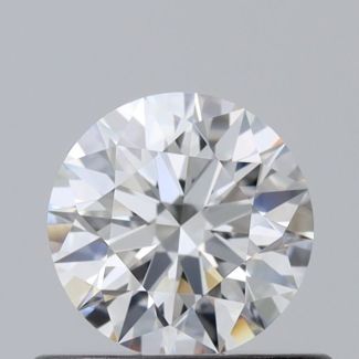 0.44 Carat Round F IF EX GIA Natural Diamond