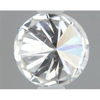 0.51 Carat Round G SI2 EX GIA Natural Diamond