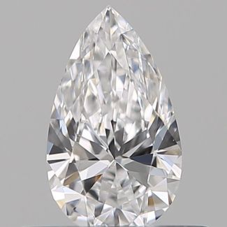 0.31 Carat Pear D IF - EX VG GIA Natural Diamond