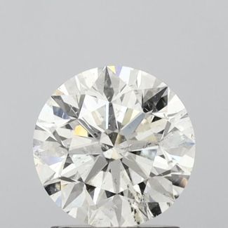 1.51 Carat Round H SI2 EX IGI Natural Diamond