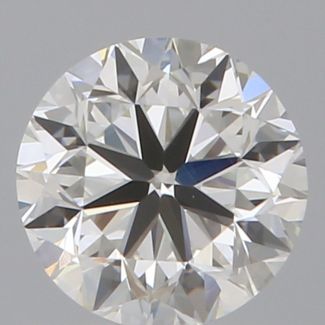 0.50 Carat Round H VVS2 VG EX GIA Natural Diamond