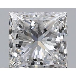 0.5 Carat Princess F VS1 - EX VG GIA Natural Diamond