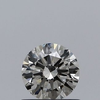 0.50 Carat Round J VS2 EX GIA Natural Diamond