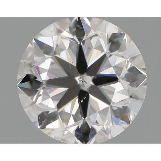 0.90 Carat Round G SI1 VG EX GIA Natural Diamond